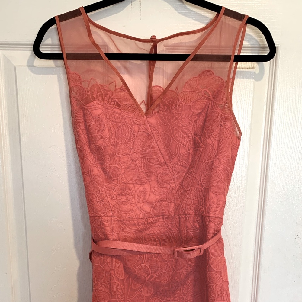 Maggy London Coral Lace Dress